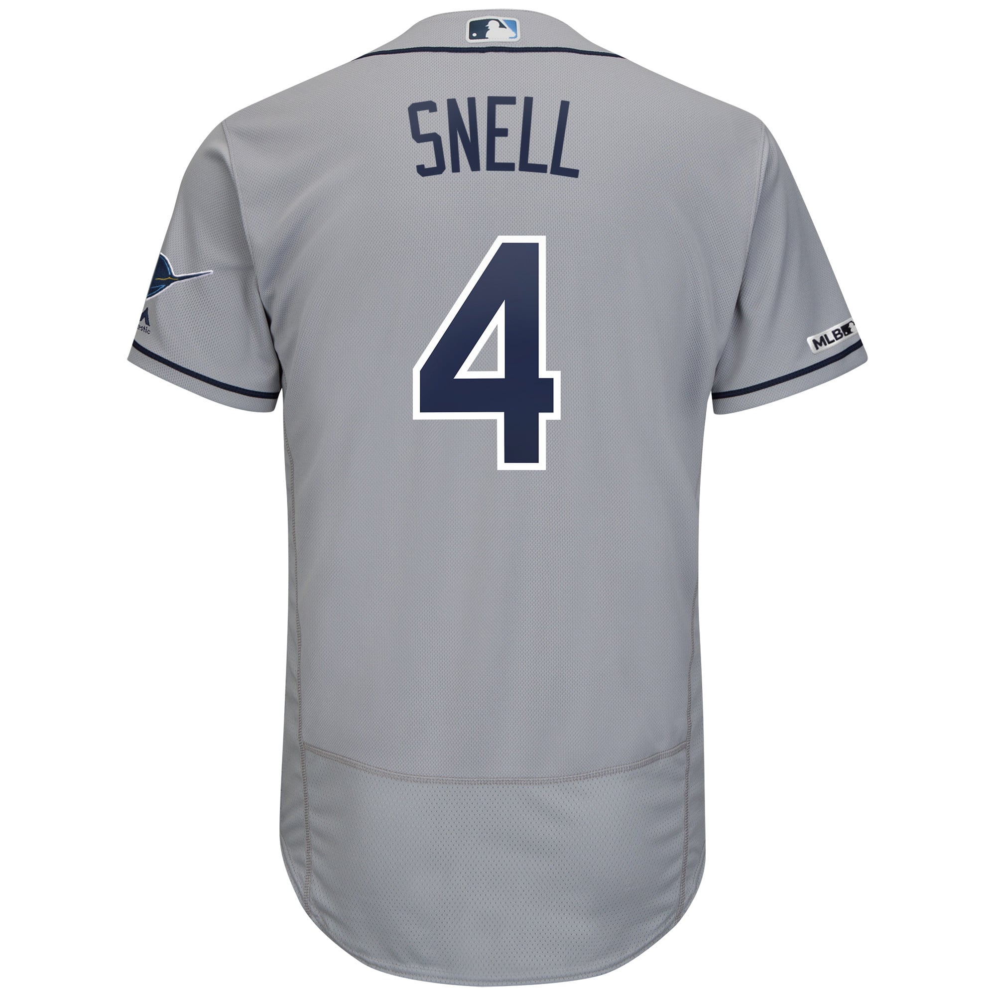 Men's Tampa Bay Rays Blake Snell Majestic Gray Road Authentic