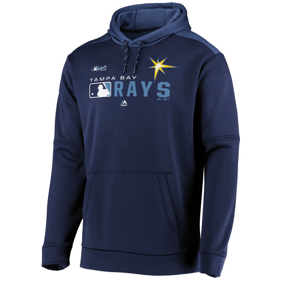 Tampa Rays Jacket Men's Tampa Bay Rays Majestic Navy Authentic Collection Team ...