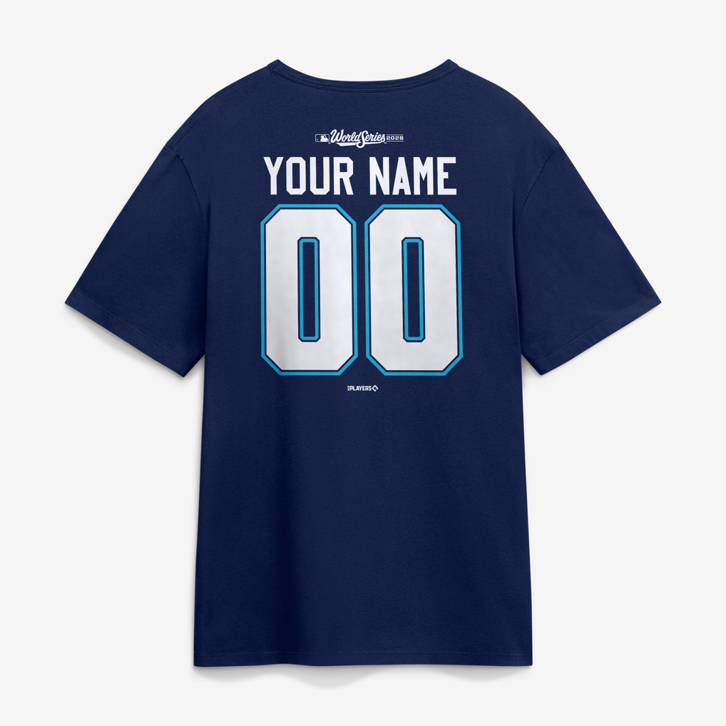 Men's Tampa Bay Rays Navy 2026 American League Champions Custom Name ...