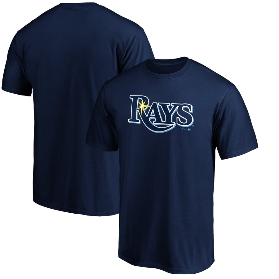 Men's Tampa Bay Rays Navy Official Wordmark Team T-Shirt