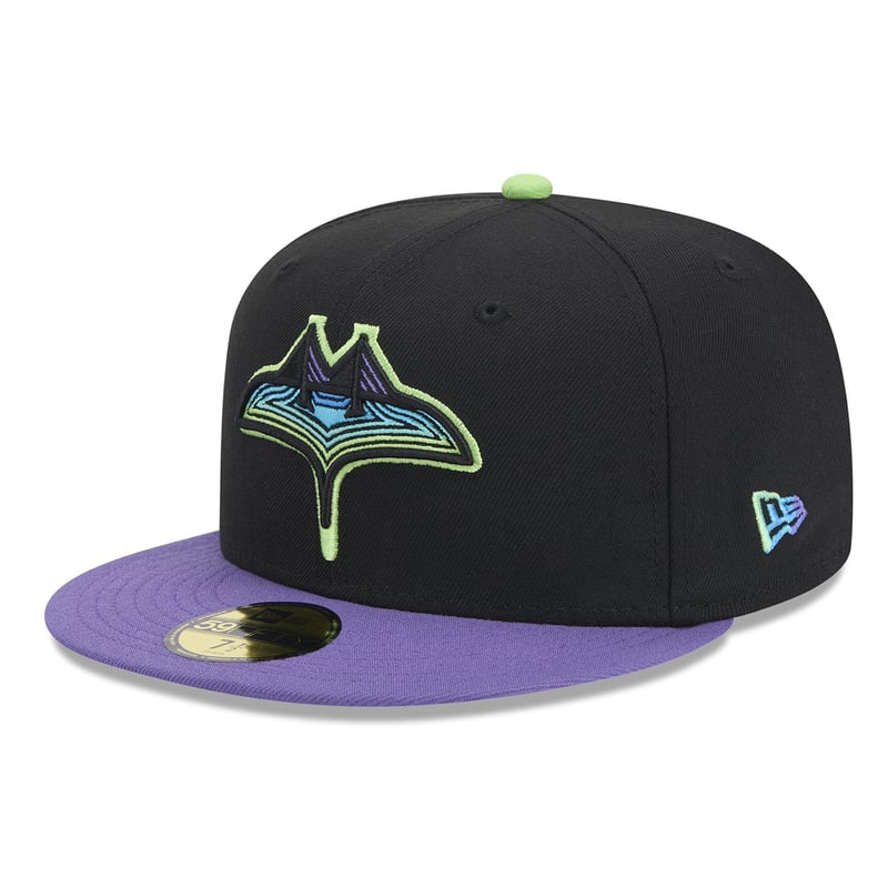 Tampa Bay Rays City Connect 59FIFTY fitted hat in black