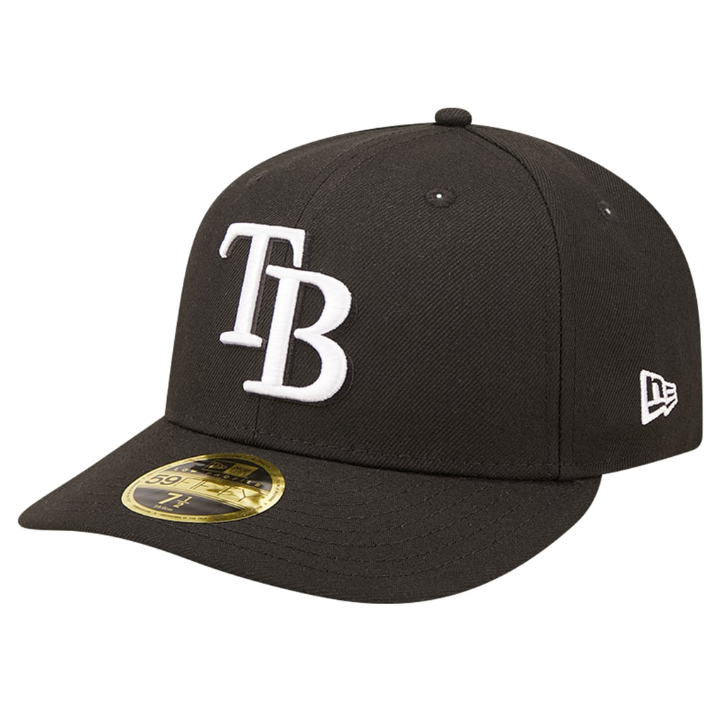 Tampa Bay Rays New Era Low Profile 59FIFTY Fitted Hat - Black