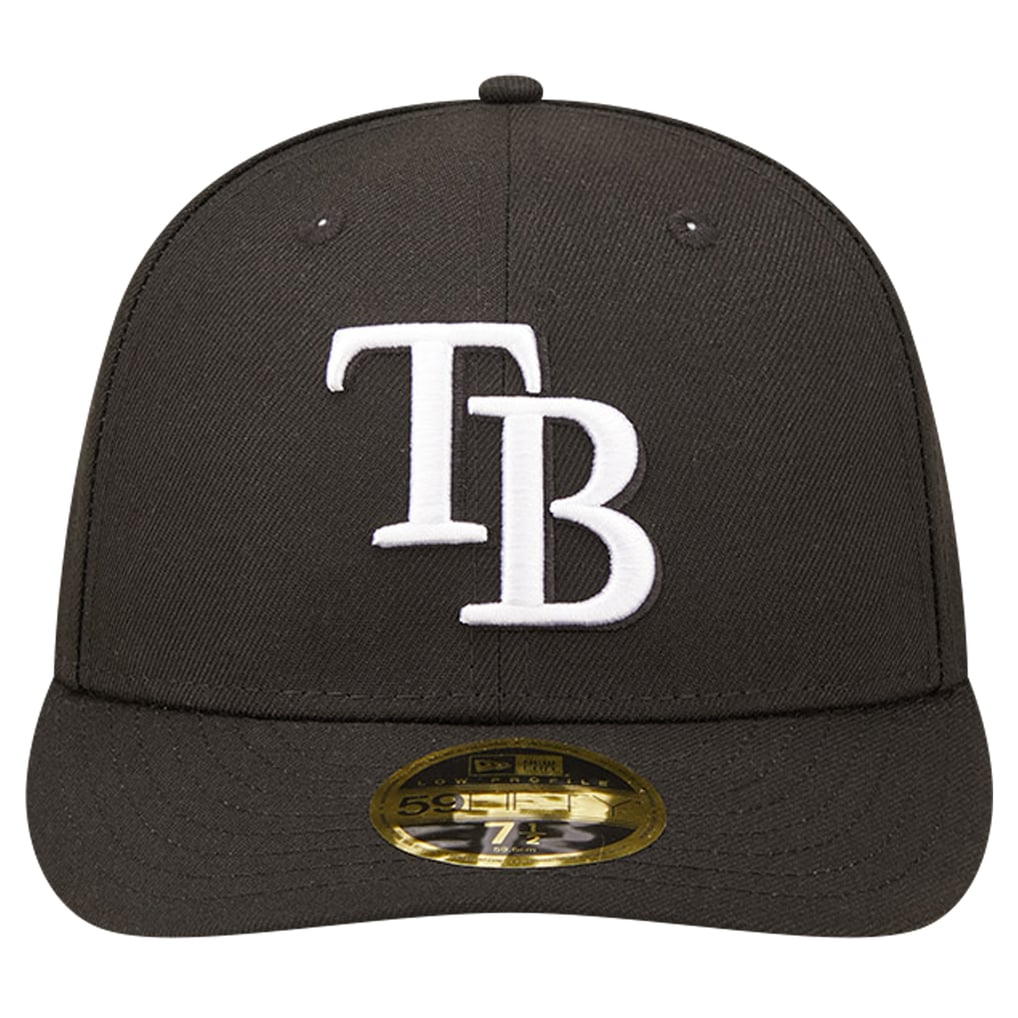 Tampa Bay Rays New Era Low Profile 59FIFTY Fitted Hat - Black