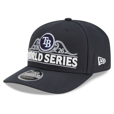 Tampa Bay Rays New Era 2026 American League Champions Locker Room 9SEVENTY Adjustable Hat - Charcoal