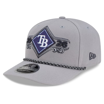 Tampa Bay Rays New Era 2026 American League Division Series Champions Locker Room 9SEVENTY Adjustable Hat - Gray