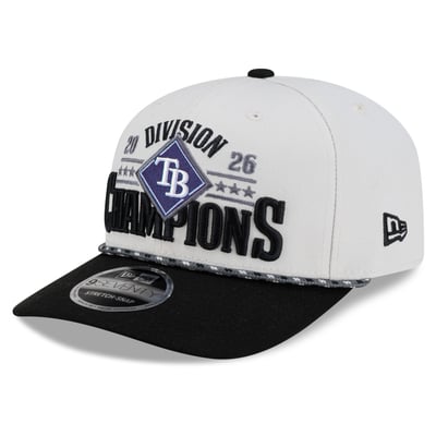 Tampa Bay Rays New Era 2026 AL East Division Champions Locker Room 9SEVENTY Adjustable Hat - Natural/Black