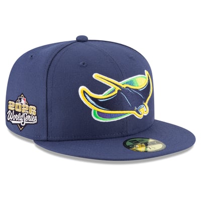 Tampa Bay Rays New Era 2026 World Series Side Patch 59FIFTY Fitted Hat - Navy