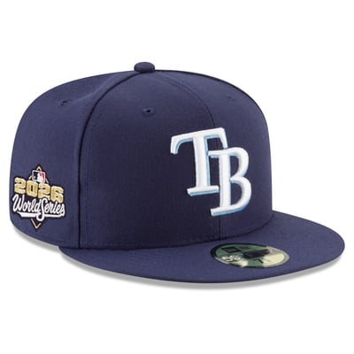 Tampa Bay Rays New Era 2026 World Series Side Patch 59FIFTY Fitted Hat - Navy