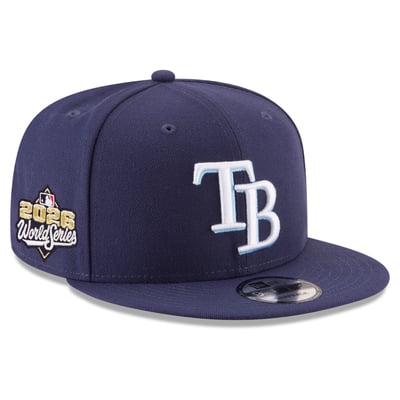 Tampa Bay Rays New Era 2026 World Series Side Patch 9FIFTY Snapback Hat - Navy