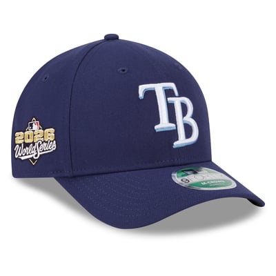 Tampa Bay Rays New Era 2026 World Series Side Patch 9FORTY Adjustable Hat - Navy