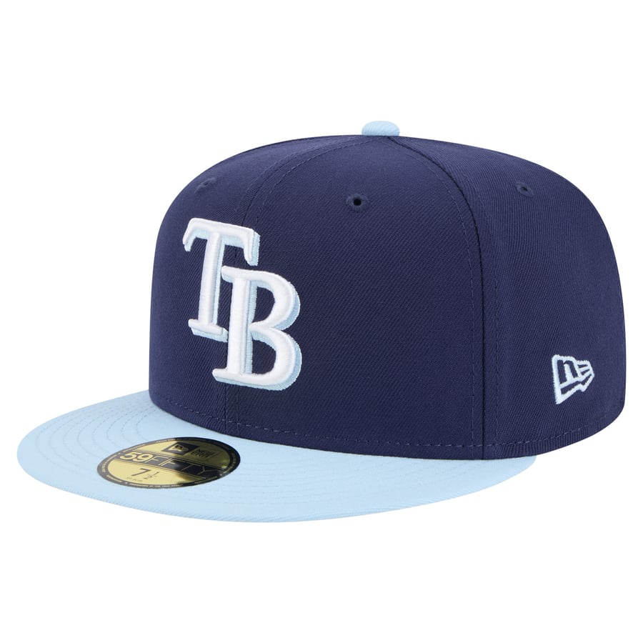 Tb Rays Colors Men's Tampa Bay Rays New Era Navy/Light Blue Color Pack 2-Tone 59FIFTY ...