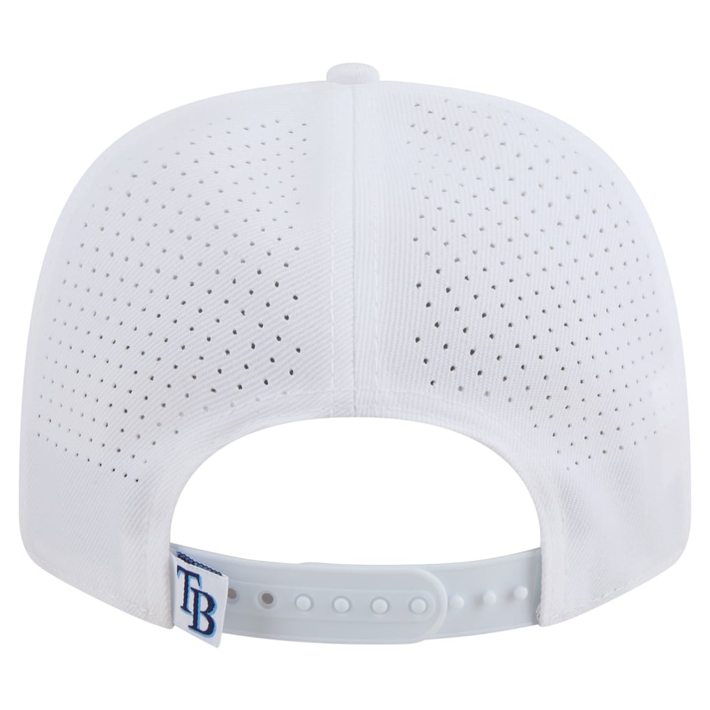 Men's Tampa Bay Rays New Era White COOLERA 9SEVENTY Adjustable Hat