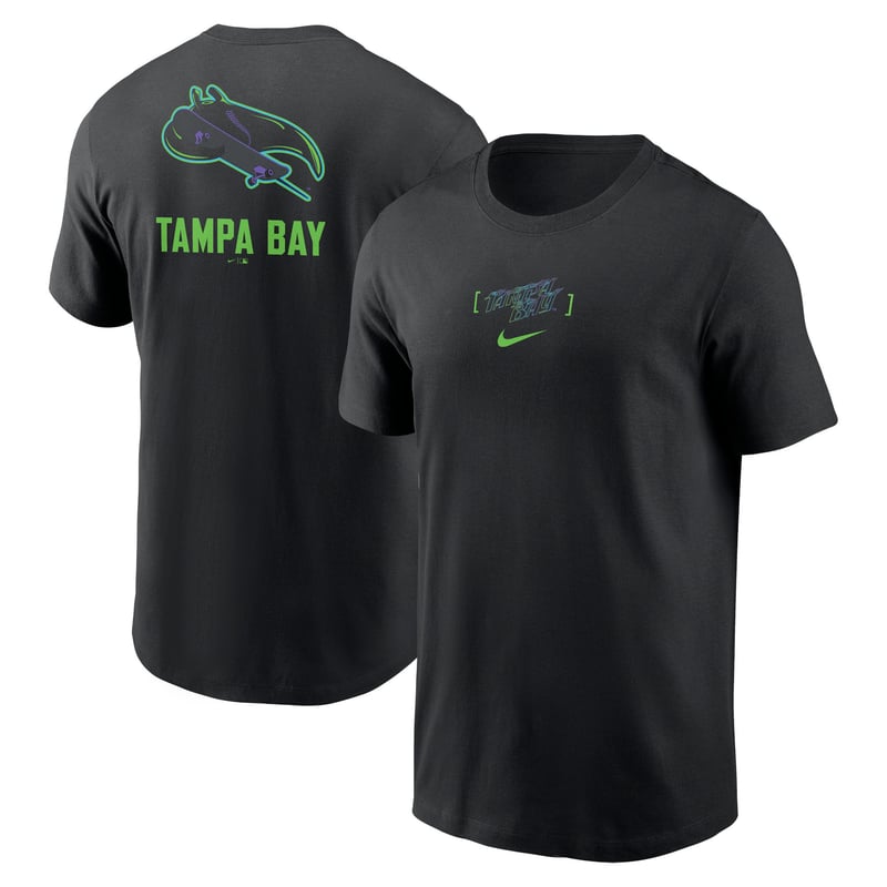 Tampa Bay Rays Nike City Connect graphic t-shirt in black