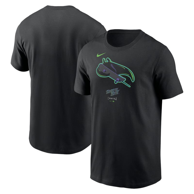 Tampa Bay Rays Nike City Connect large logo t-shirt in black
