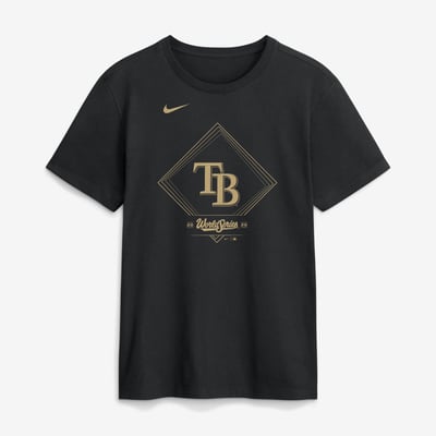Tampa Bay Rays Nike 2026 World Series T-Shirt - Black