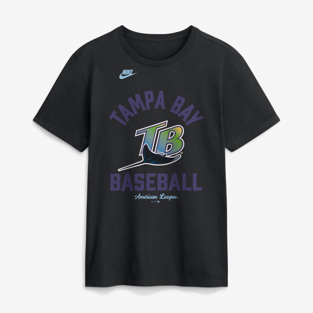 Tampa Bay Rays Nike Cooperstown Collection T-Shirt - Black