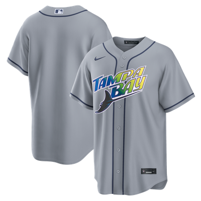  Tampa Bay Rays Nike Road Replica Jersey - Gray