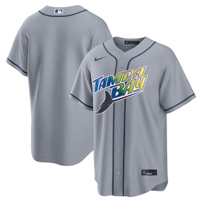  Tampa Bay Rays Nike Road Stadium Jersey - Gray