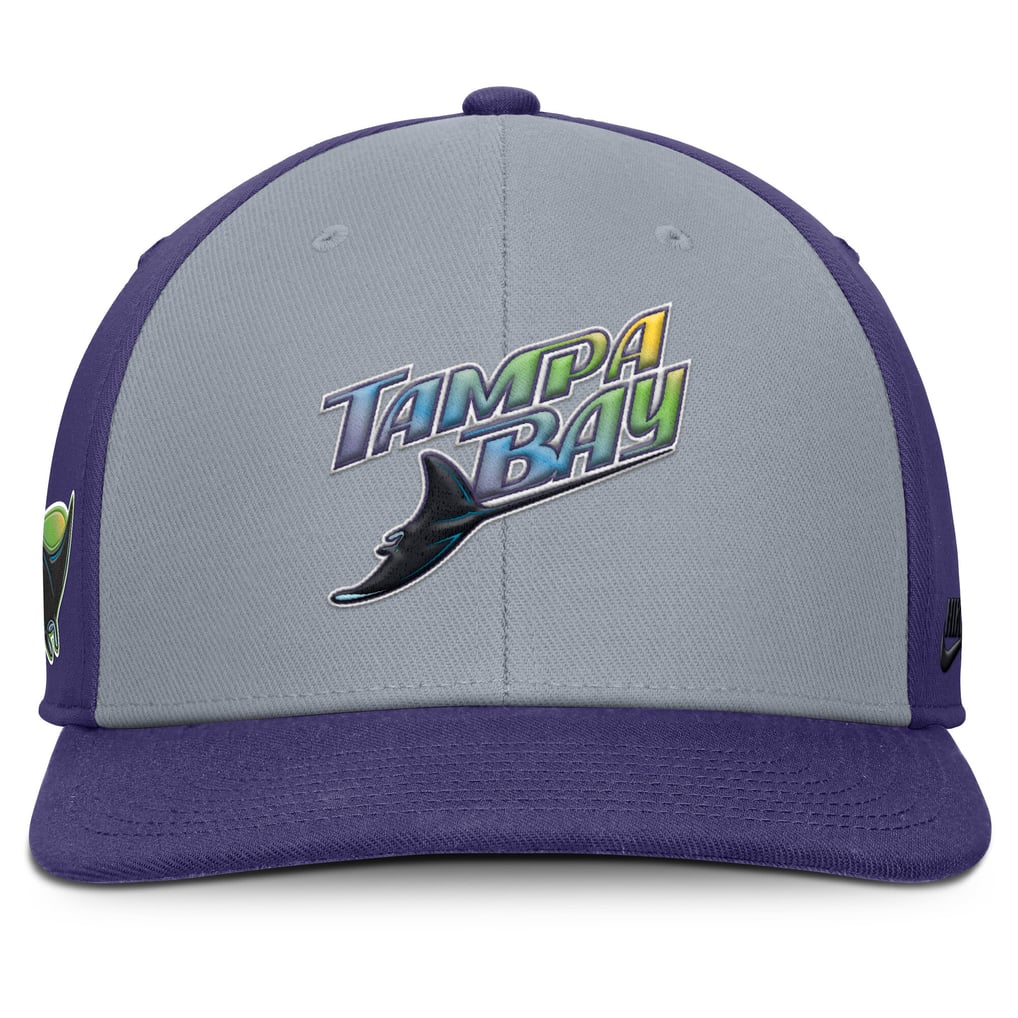 Tampa Bay Rays Nike Pro Performance Snapback Hat - Gray/Purple
