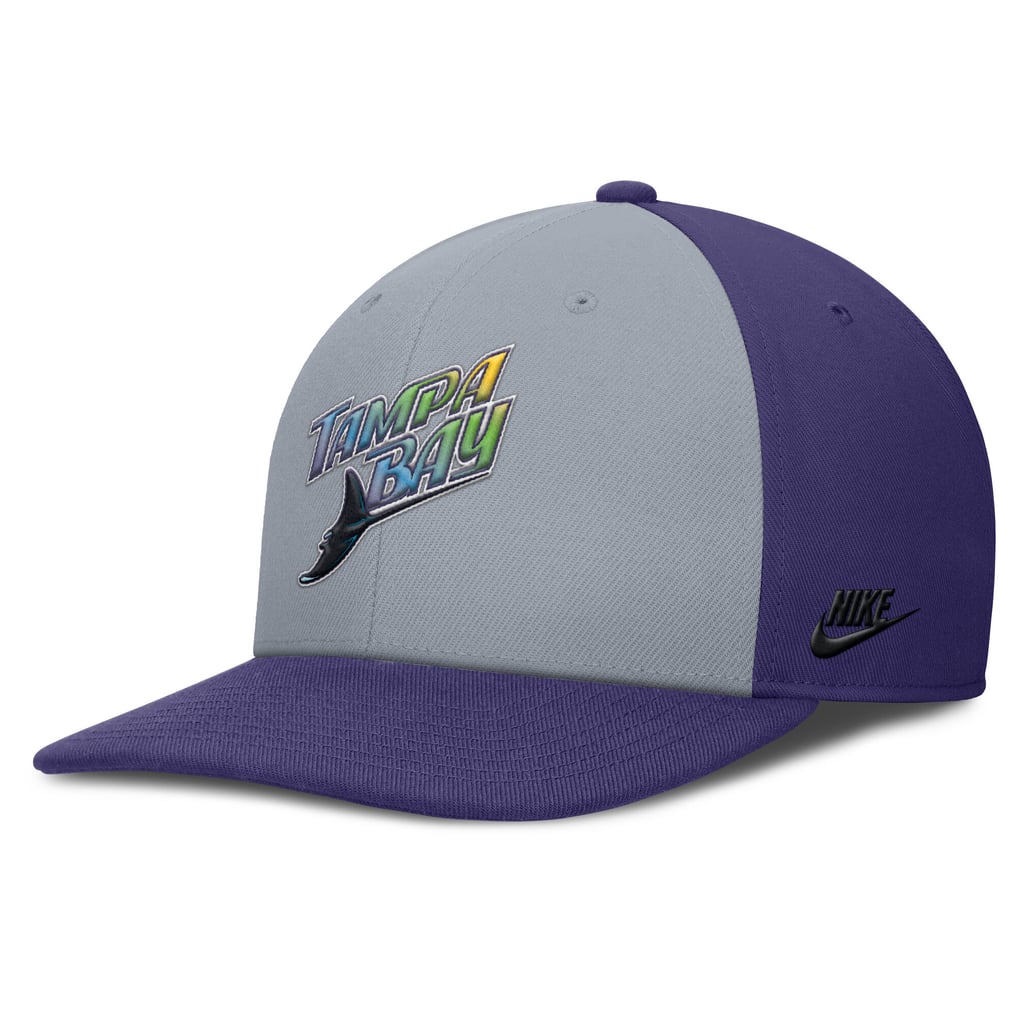 Tampa Bay Rays Nike Pro Performance Snapback Hat - Gray/Purple