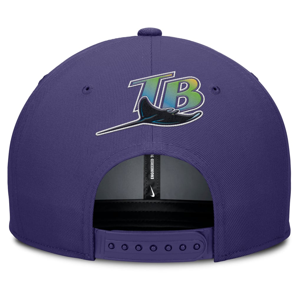 Tampa Bay Rays Nike Pro Performance Snapback Hat - Gray/Purple