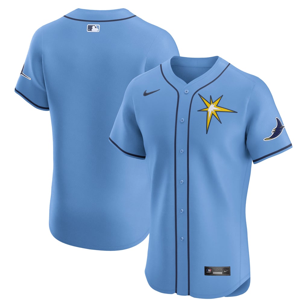 Jersey Sun Rays Men's Tampa Bay Rays Nike Light Blue Alternate Elite Jersey