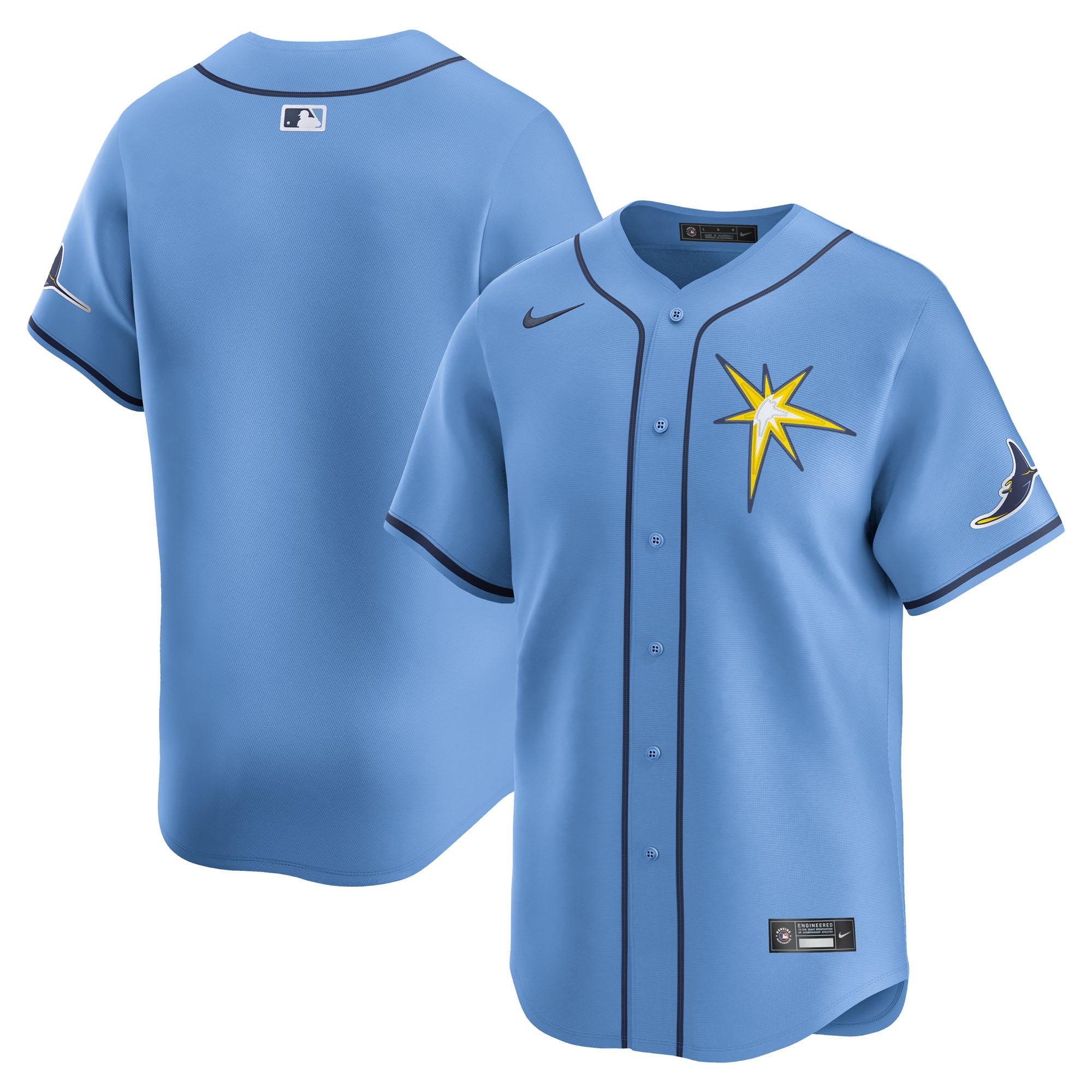 Jersey Sun Rays Men's Tampa Bay Rays Nike Light Blue Alternate Limited Jersey