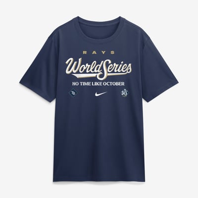 Tampa Bay Rays Nike 2026 World Series Authentic Collection Legend Dri-FIT T-Shirt - Navy