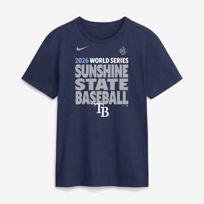 Tampa Bay Rays Nike 2026 World Series T-Shirt - Navy