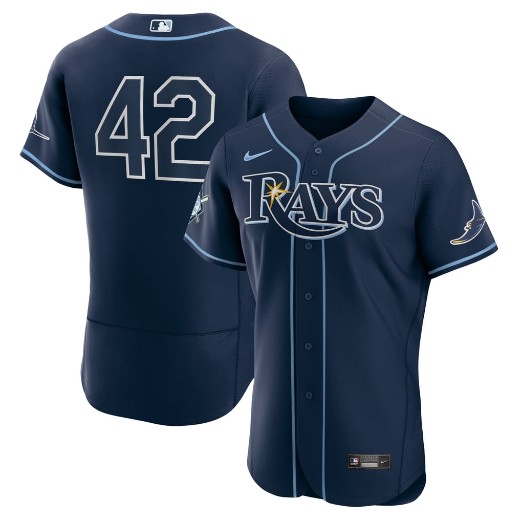 Tampa Bay Rays Nike Alternate Jackie Robinson Day Authentic Jersey 