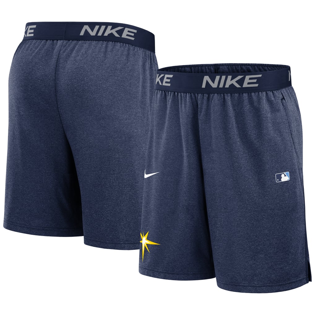 Tampa Bay Rays Nike Authentic Collection Performance Knit Shorts - Navy