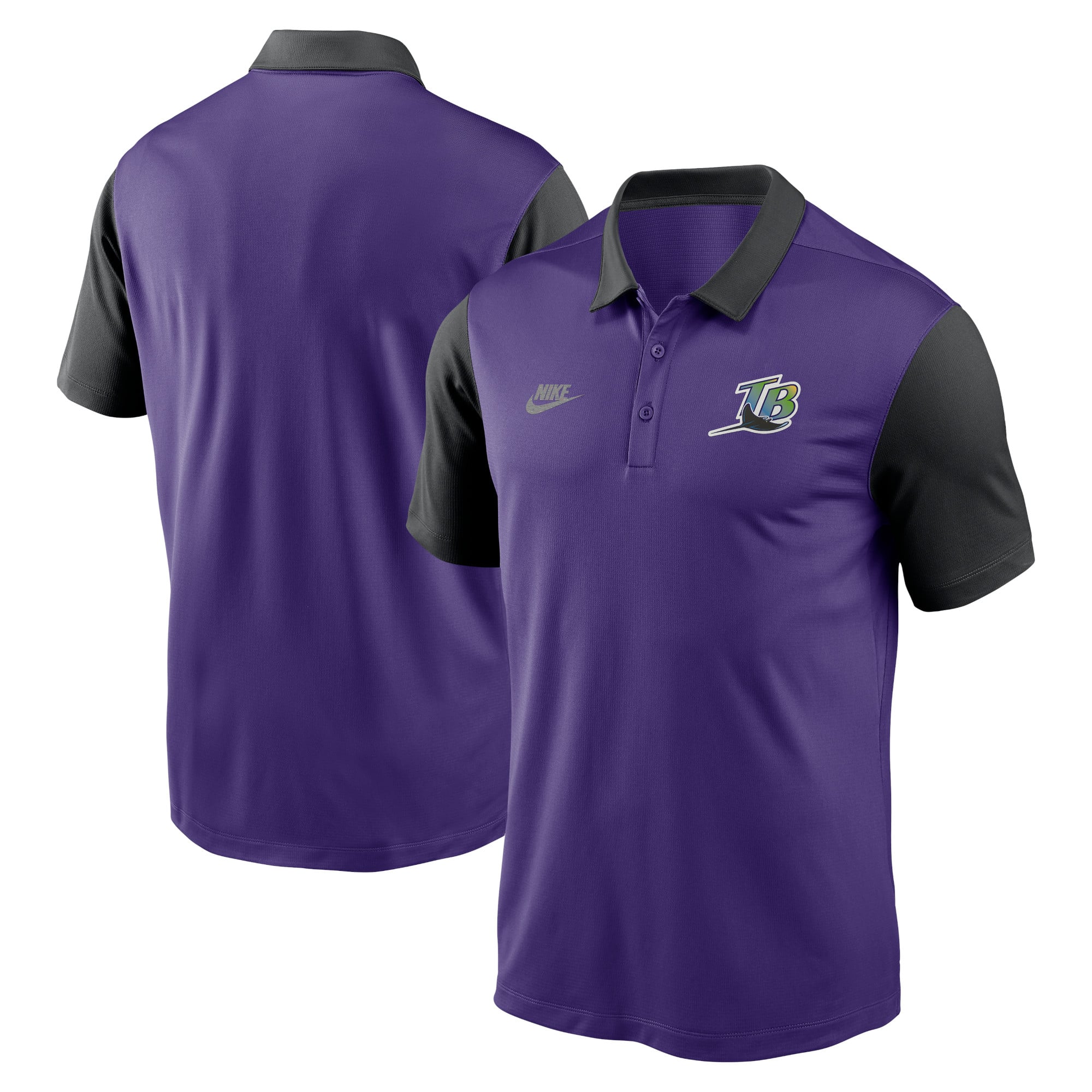 Men's Tampa Bay Rays Nike Purple Franchise Cooperstown Collection Polo