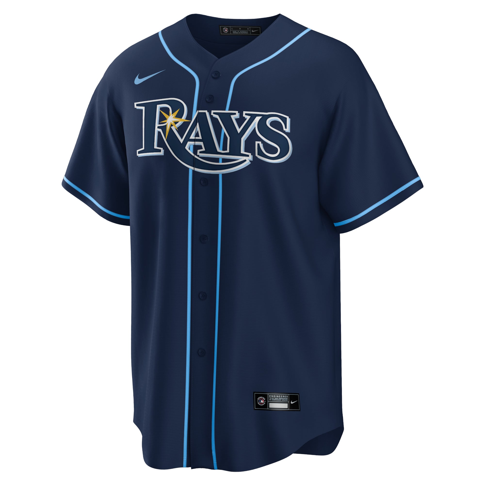 Men's Tampa Bay Rays Randy Arozarena Nike Navy Alternate Replica