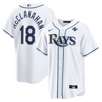 Shane McClanahan Tampa Bay Rays Nike 2026 World Series Home Replica Jersey - White
