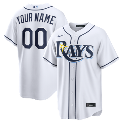  Tampa Bay Rays Nike Home Replica Custom Jersey - White