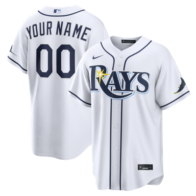Tampa Bay Rays Nike Home Stadium Custom Jersey - White