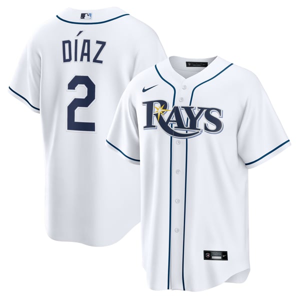 Jersey Yandy Díaz Dama #2 Tampa Bay Rays
