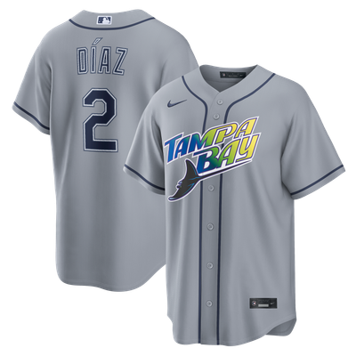 Yandy Díaz Tampa Bay Rays Nike Road Replica Jersey - Gray