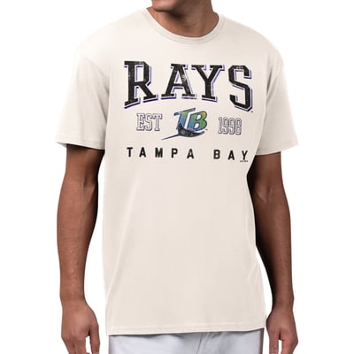  Tampa Bay Rays Starter Established Logo T-Shirt - Cream