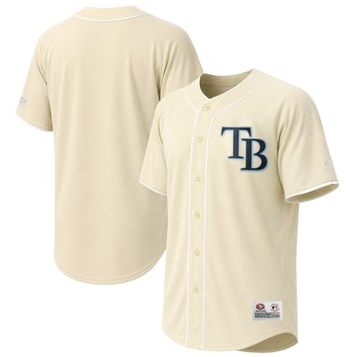 Tampa Bay Rays Stitches Fashion Jersey - Cream