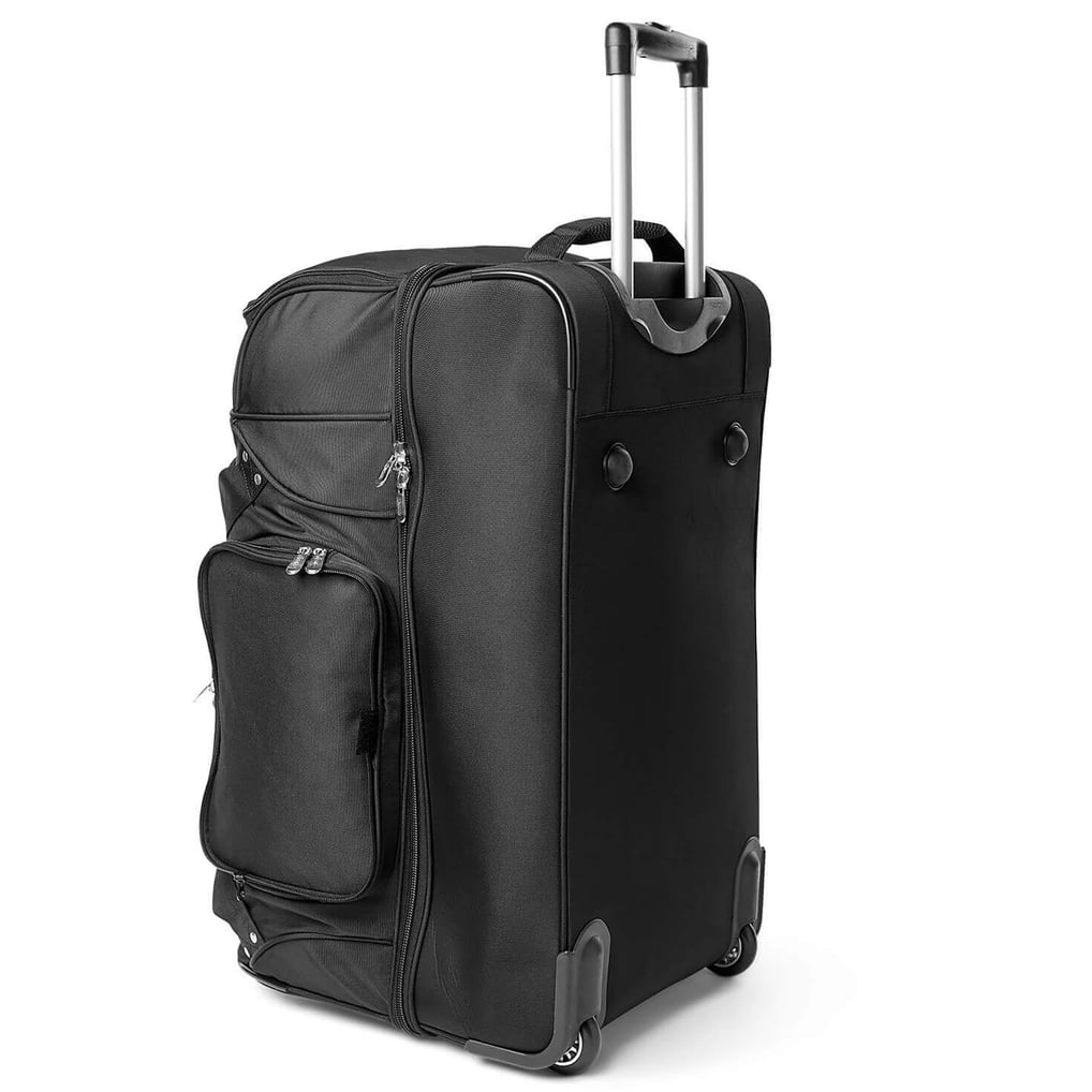 Tampa Bay Rays MOJO 27" Drop Bottom Wheeled Duffle Bag- Black