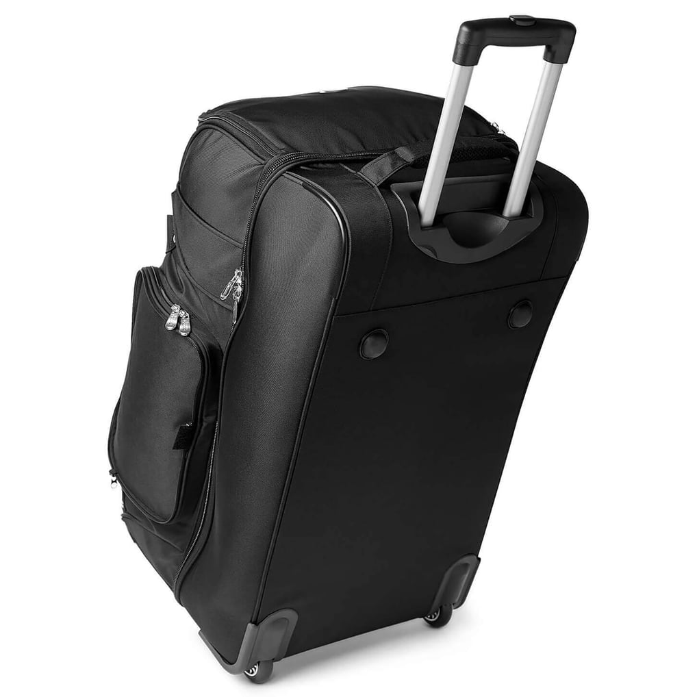 Tampa Bay Rays MOJO 27" Drop Bottom Wheeled Duffle Bag- Black