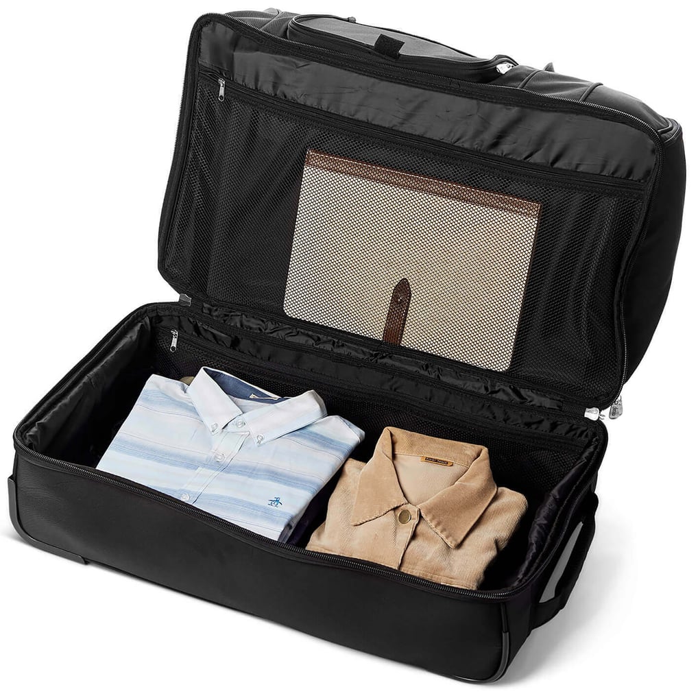 Tampa Bay Rays MOJO 27" Drop Bottom Wheeled Duffle Bag- Black