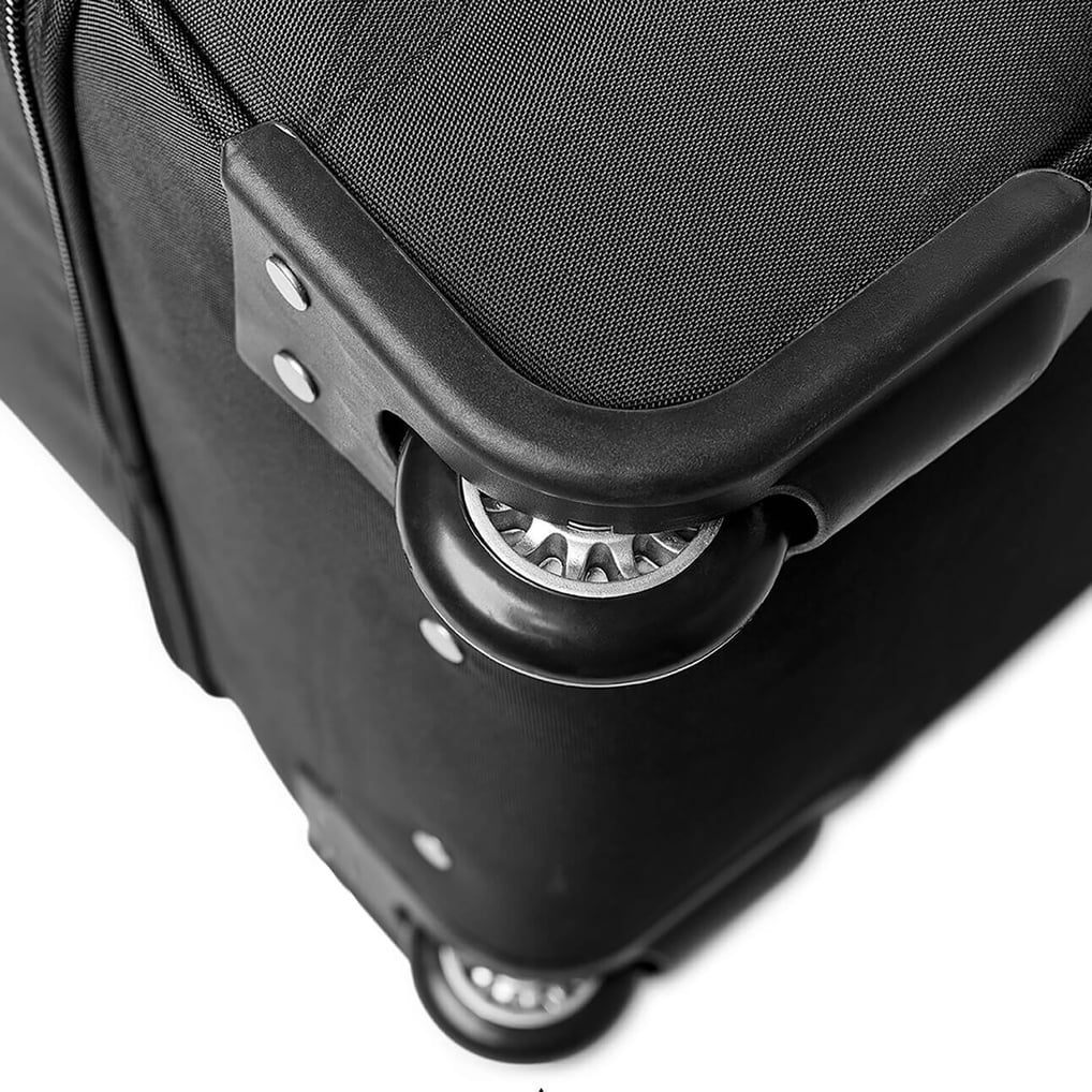 Tampa Bay Rays MOJO 27" Drop Bottom Wheeled Duffle Bag- Black
