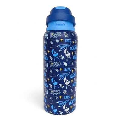Tampa Bay Rays Pegasus 32oz. Game Day Pennant Stainless Steel ProPress Water Bottle