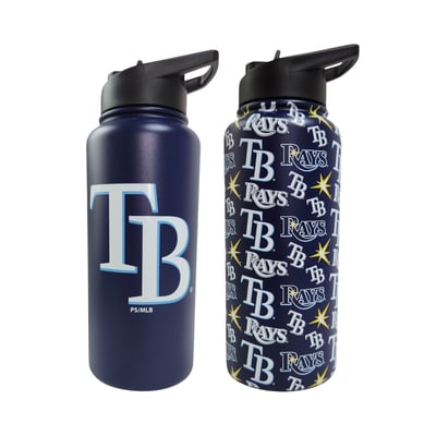 Tampa Bay Rays Pegasus Game Day Duo 41oz. Stainless Steel Water Bottle Set