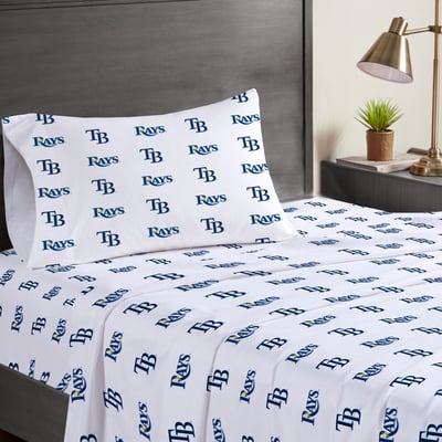 Tampa Bay Rays Pegasus Three-Piece Twin Sheet Set