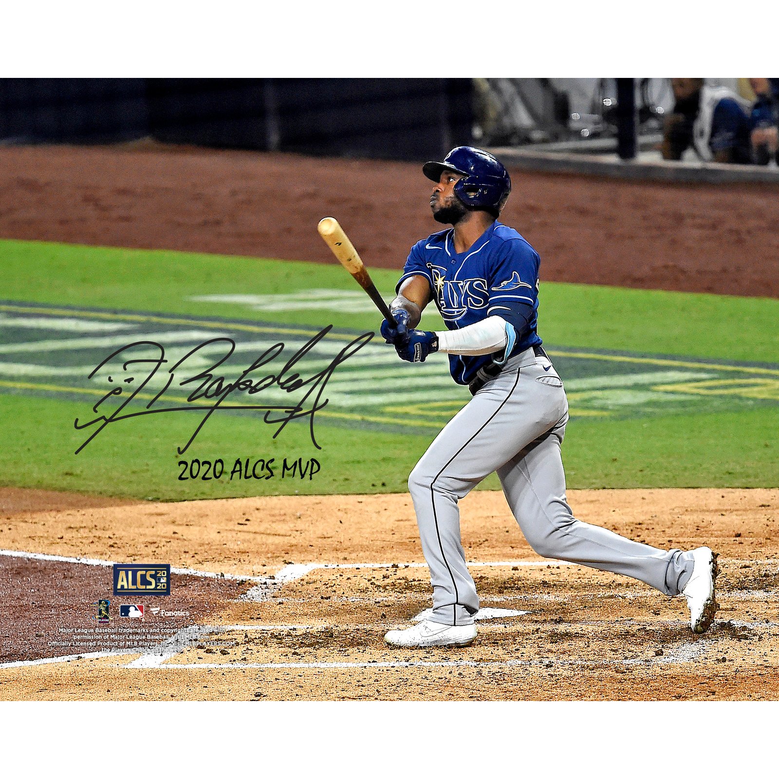 Autographed Tampa Bay Rays Randy Arozarena Fanatics Authentic 8