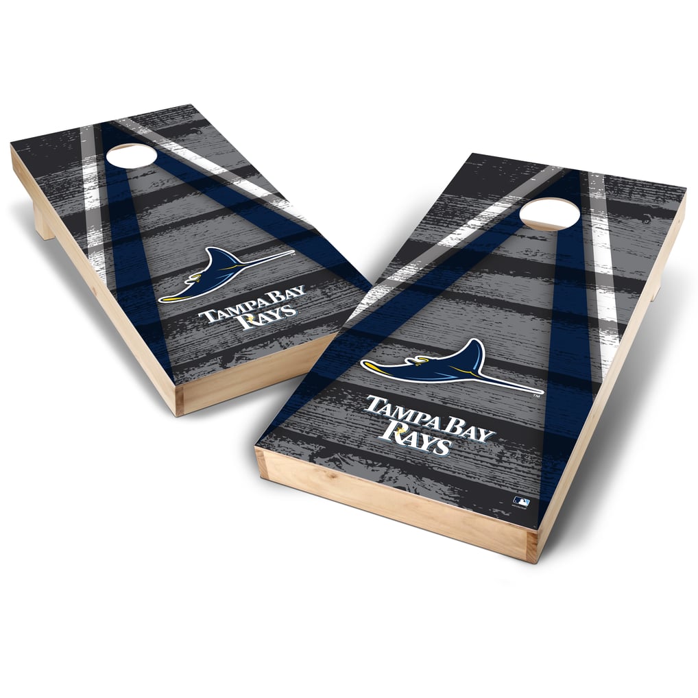 Tampa Bay Rays 2' x 4' Vintage Triangle Design Authentic Cornhole Board ...