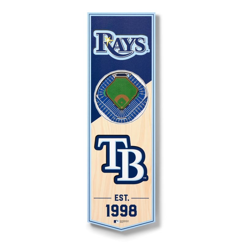 Tampa Bay Rays 3D StadiumView banner of Tropicana Field